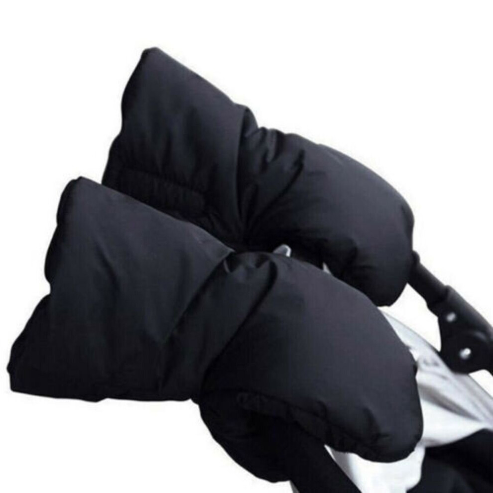 Glove Accessorys Stroller Fingerless Mittens Pushchair Pram Glove Baby Hand Stroller Winter Mittens Plush Warmer Gloves Multicoloured