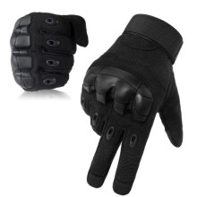(Black-XL) Touch Screen Tactical Gloves Military Army Full Finger Gloves outdoor survival gloves