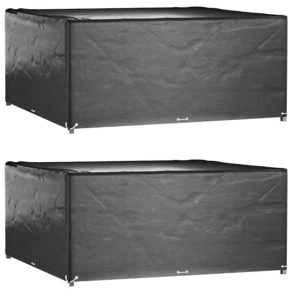 Vidaxl Garden Furniture Cover Outdoor Furniture Covers 2 Pcs 16 Eyelets Square
