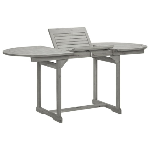 VidaXL vidaXL Solid Acacia Wood Garden Dining Table Patio Extendable Dinner Table