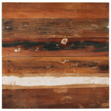 vidaXL Square Table Top 70cm 25-27mm Solid Reclaimed Wood Wooden Furniture