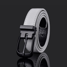 (white-105CM) Children Belts alloy Pin Buckle Unisex Casual belt Boys Girls Kid Casual Pu Waist Strap Waistband for Jeans Belt