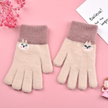 Cat Baby Mittens Knitted Patchwork Children Boys Girls Winter Cartoon Animal Kids Gloves Warm Gloves ??????? ???????