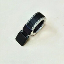 (White-125cm) children's canvas belts Plastic Buckle Nylon Boys Girls Children Casual Tactical Belt Kids Waist Belt students belt