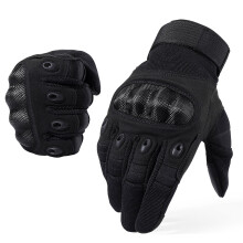 (Black-XL) Touch Screen Tactical Gloves Army Military Paintball Shooting Airsoft Combat Work Anti-Skid Full Finger Glove Men Women