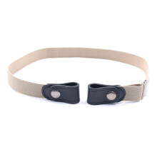 Invisible Elastic Belt For Jeans No Bulge Hassle Buckle-free Adult Children Elastic Waist Belt Unisex Invisible Belt Accessories