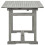 VidaXL vidaXL Solid Acacia Wood Garden Dining Table Patio Extendable Dinner Table 7
