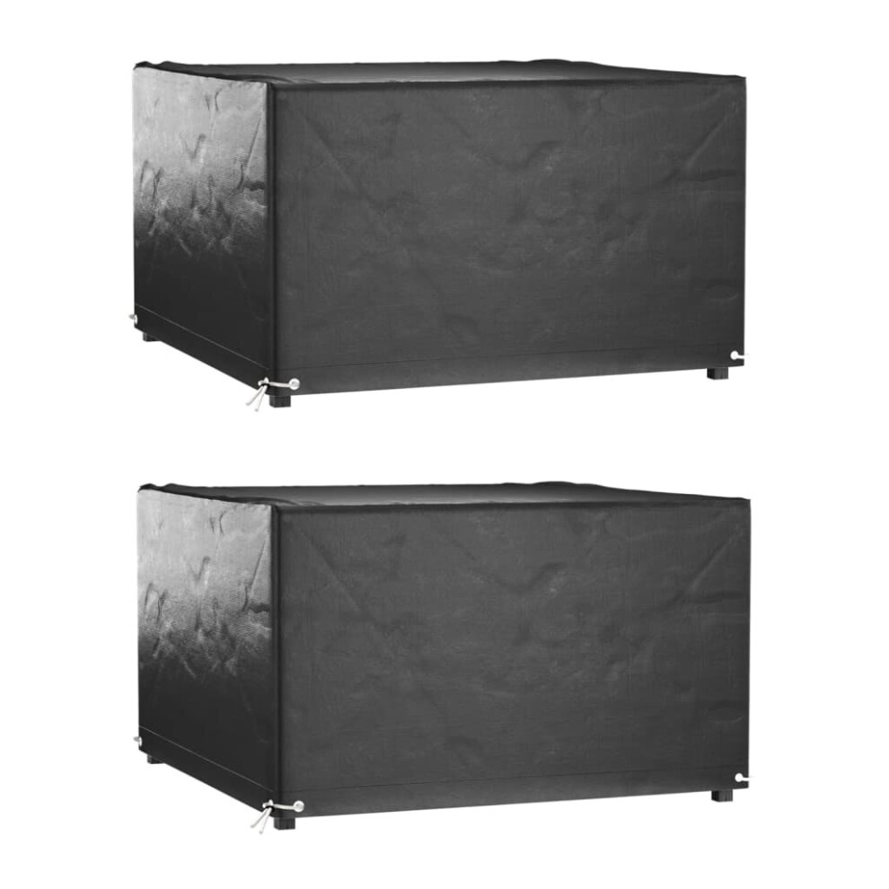 Vidaxl Garden Furniture Cover Outdoor Furniture Covers 2 Pcs 8 Eyelets Square