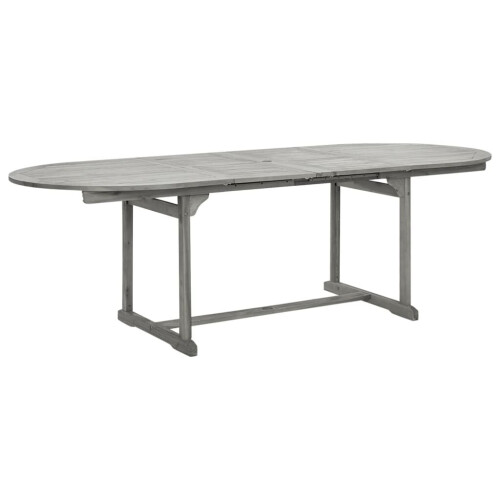 VidaXL vidaXL Solid Acacia Wood Garden Dining Table Patio Extendable Dinner Table 2