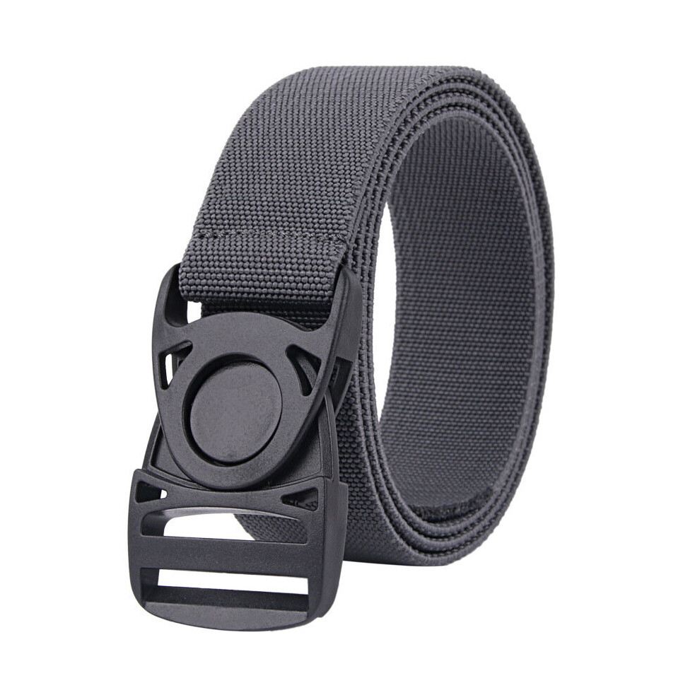 Canvas Insert Buckle Nylon Belt Men Women Outdoor Stretch Plastic Buckle Belts Male Jeans Waistband-image-OPC-PBQSCJH-NEW