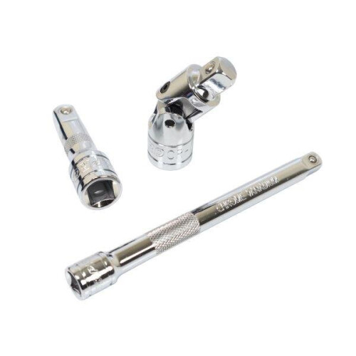 us pro US PRO Tools 20pc Socket Extension Bar UJ Adapter Set 1/4" 3/8" 1/2" DR In Foam Tray 4235 2