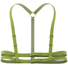Sexy Women's Leather Harness Lady Body Bondage Lingerie Cage Sculpting Harness Goth Harajuku Suspenders Sword Belt