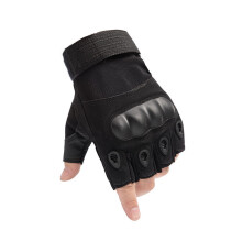 (black White-M) Half Finger Gloves Men Women Shooting Fitness Fingerless Gloves Military Tactical Airsoft Gloves Outdoor Sports Ridding