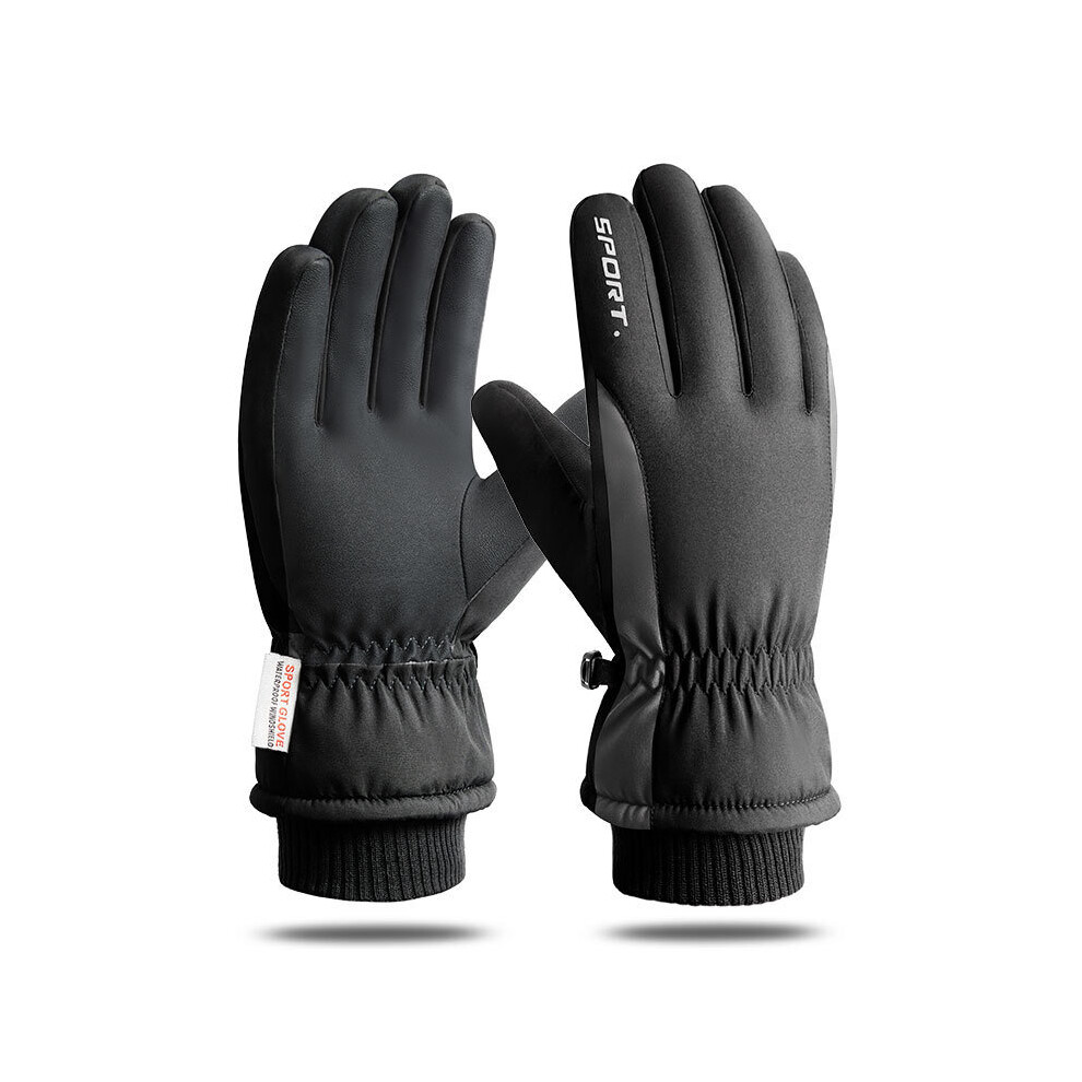 Touch Screen Motorbike Racing Riding Gloves Winter Motorcycle Gloves Winter Thermal Fleece Lined Waterproof Heated Guantes Multicoloured 885658195991