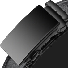 (Black 01 Black-130cm(waist110 115cm 130cm) Plus Size LONG Belt Men Women 130 140 150 160 170 Automatic Buckle Leather Betls Business