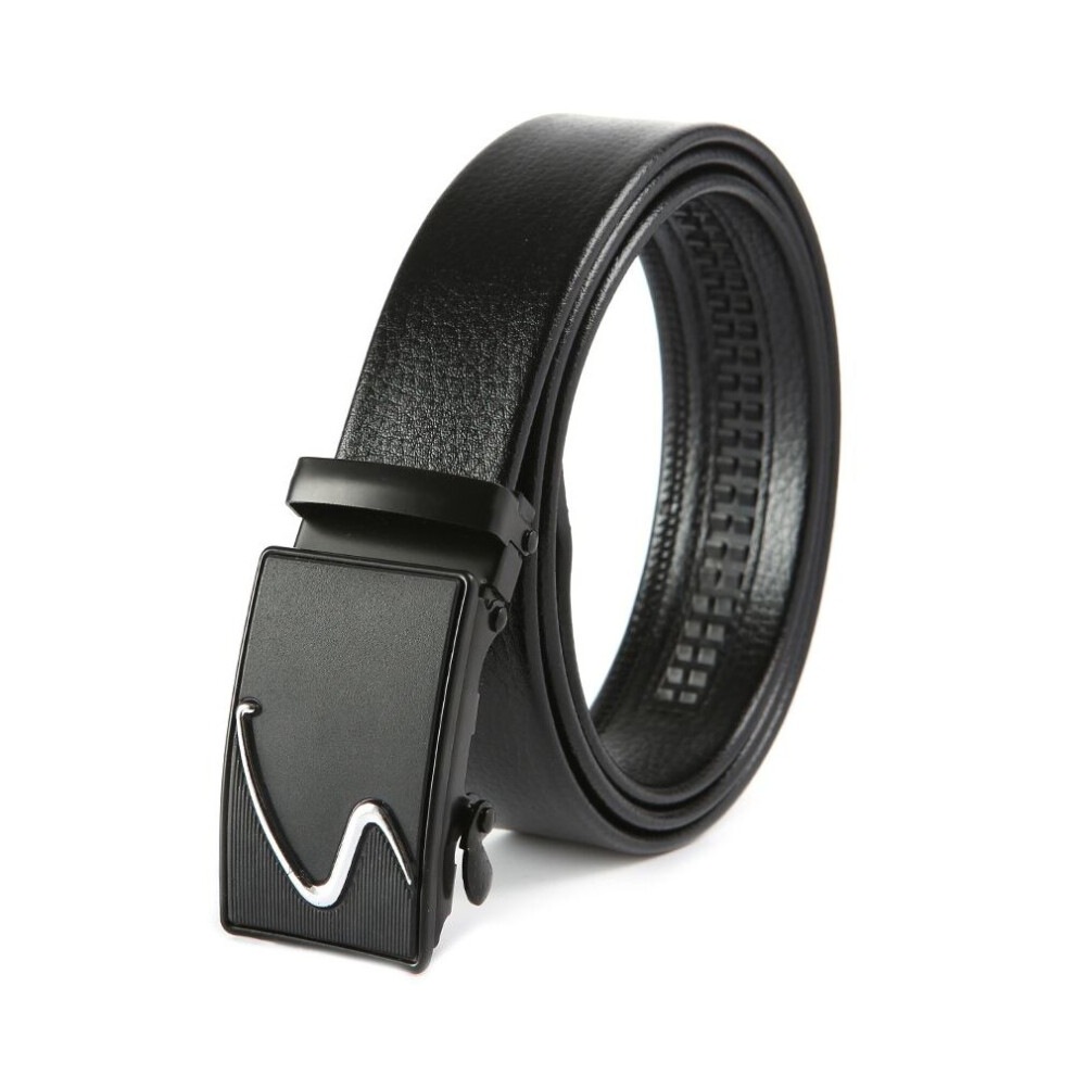 (White-100cm) KDG western cowboy business casual PU leather belt all-match refreshing belt-image-OPC-PBQSJTM-NEW