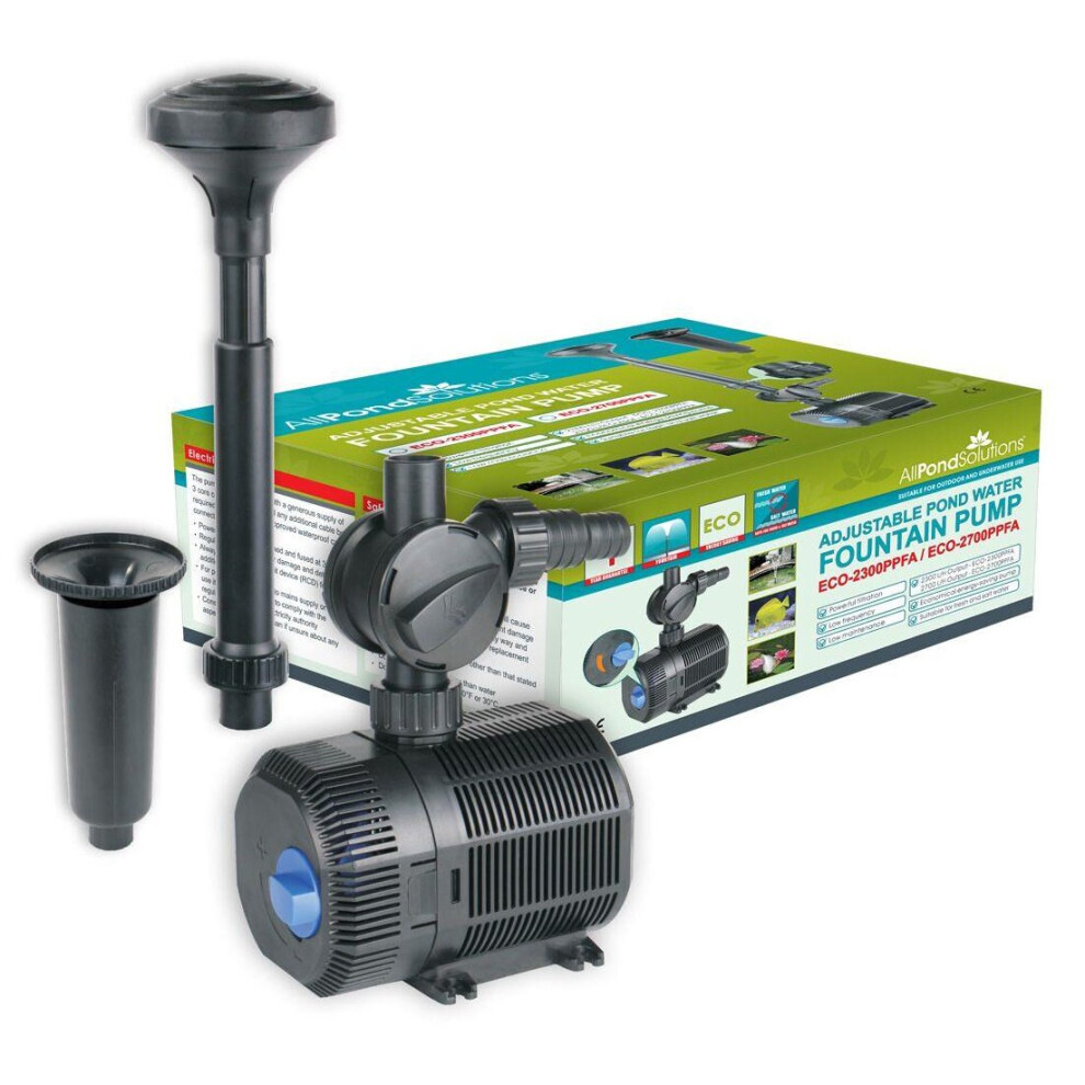 AllPondSolutions 2300L/H ECO Fountain Pond Pump ECO-2300PPFA