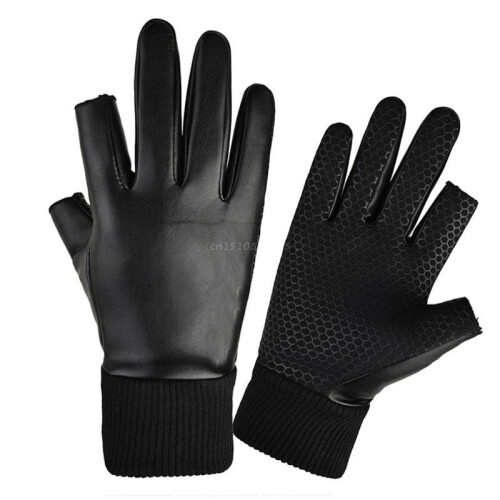 Winter Gloves for Men & Women Anti-slip Fingerless Mittens Soft Fleece  Lining Warm Gloves Outdoor Sport Fishing Gloves on OnBuy