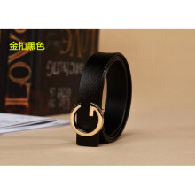 (black gold buckle Gold-90CM 75cm) Cowskin Kids Belts Soft Real Leather Belt Dress Accessories Lady Waistbands for Childen Boy Girl and Women