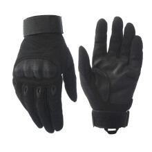 (Black-XL) Touch Screen Military Tactical Gloves Army Paintball Shooting Airsoft Combat Anti-Skid Hard Knuckle Full Finger Gloves Men Women