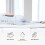 DS Living (3FT SINGLE ) DS Living Memory Foam Mattress Topper 7.5cm Thick 3