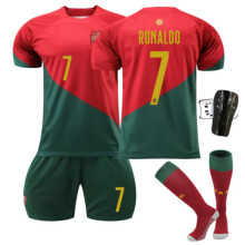 (26, Green 7A) 2023-24 Boys girls kids Football Jersey suit RONALDO 7# Adult sport ins fashion Uniforms set Men women Unisex