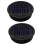 2 Pack Big Solar Light Replacement Top for Outdoor Hanging Lanterns, More Powerful More Energy Efficient 1