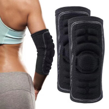 2 sets of thickened sponge sports elbow guards, anti-collision arm guards, unisex breathable pressurized outdoor sports guards