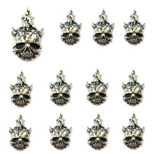 Western cowboy Skull concho rider saddle strap shoe accessories multi-purpose rhinoceroses small accessories