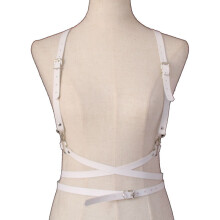 Women Men Gothic PU Leather Harness Belts Body Bondage Waist Straps Punk Rock Stylish Accessories