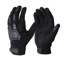 (Black-M) Army Special Forces Antiskid Bicycle Airsoft Paintball Military gloves Men Full Finger Gym Gloves Tactical Touch Screen gloves