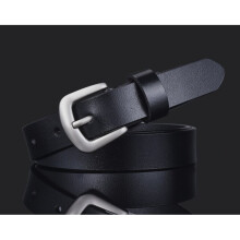 (2 White-95CM) Leather Belts Kids Belts Soft Cowskin Belt 1.1in Width Dress Accessories Lady Waistbands for Childen Boy Girl and Women