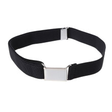 Children Kids Solid Unisex Canvas Belts Boys Girls Elastic Belt Adjustable 62KE
