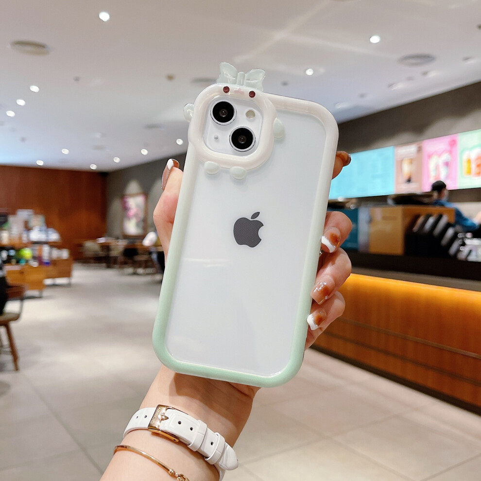 (Green) Shockproof Camera Lens Protection Case For Iphone 13 Liquid Silicone Bumper Cases Cover Mobile Phone Case A42 Green 967218084997