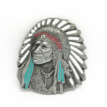 ethnic bohemian zinc alloy retro human head western cowboy jeans belt buckle for men women accessories drop