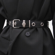 Women Butterfly Heart Metal Waist Chain Hollow Belt For Girls Punk Hiphop Layer Waistband Chains Belts Accessories