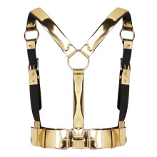 Unisex Punk Faux Leather Body Sexy Bondage Belt Harness Women Men Waist Belt Club Party Strap Tops
