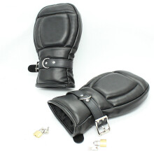High Sexy PVC Clubwear Faux Leather Protective Gloves Unisex Bondage Adult Mittens Gothic Latex Dance Gloves