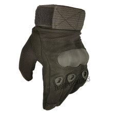 (Full black Black-XL) Touch Screen Tactical Gloves Military Men Combat Airsoft Outdoor Climbing Shooting Paintball Hard Knuckle Full Finger Glove Army