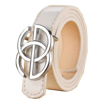(white-108cm 105CM) Kids Belt Hight Metal buckle Belts Boys Girls Big and Middle School Students Belt School MilitaryTraining Belts