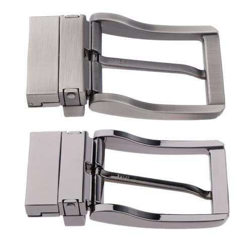 Metal Rectangular Belt Buckle Pin Single Replacement Applies to 33-34 Mm 1