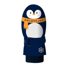 Kids Winter Ski Gloves Outdoor Riding Skating Snowboarding Waterproof Warm Mittens Children Boys Girls Cartoon Shark Gloves