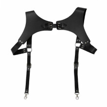 Men's Leather Harness Waist Belt Vest Straps Vintage Body Bondage Harajuku Ornament belt Unisex Suspender Brace Straps Buckle