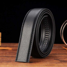 Men's Strap Male Belt Leather Automatic Ribbon Waist Strap Belt Without Buckle Business Belt Waistband Men Choic