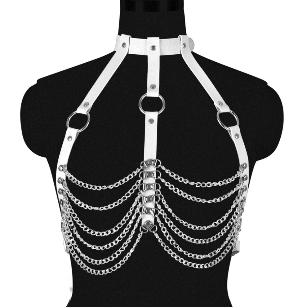 Multicoloured Punk Sexy Lingerie Leather Harness Harness For Women Garter Belt Stockings Belts Body Buttocks Bondage Belts Suspenders