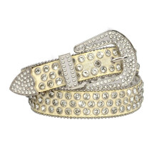 Y2k Strap Belt Girls Crystal Studded Belt Cowgirl Belt