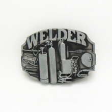 Western cowboy old tools gray zinc alloy belt buckle men and women