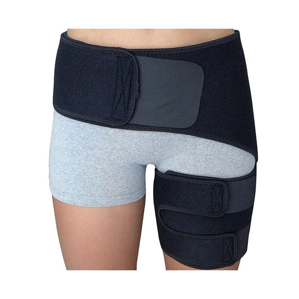 Black Hip Pain Relief Support Hip Replacement Hip Brace Thigh Compression Sleeve Hamstring Compression Sleeve & Groin Wrap