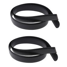 2 Pack Mens Automatic Dress Belt Strap Waistband Without Buckle Belt Replacement