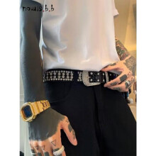 Diamond Bling Belt Punk Lolita Cosplay Strap Disco Jeans Dress Waistband Hip Pop Women Men Crystal Belts